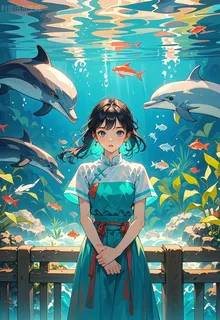 被男友飼養的海豚攻擊後溺死，重生後魚羣瘋了 封面