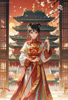 穿越女靠先知抽籤下注，我成皇后她悔瘋了 封面