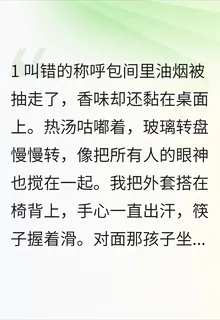 兒子喊我“叔叔”，我這個親爸把筷子放下就走 封面