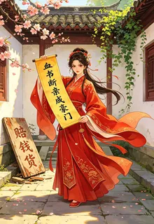穿成賠錢貨，我血書斷親成豪門 封面