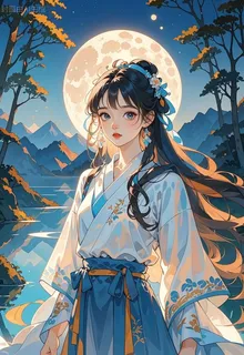 霜月雲辰：月影靈力覺醒之旅 封面