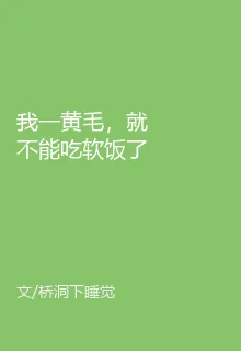 我一黃毛，就不能喫軟飯了嗎 封面