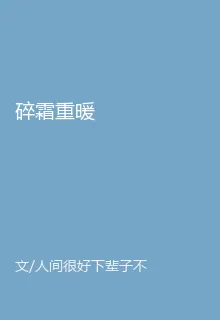 碎霜重暖 封面