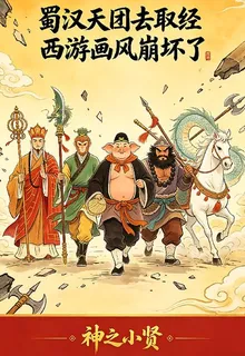 蜀漢天團去取經，西遊畫風崩壞了 封面