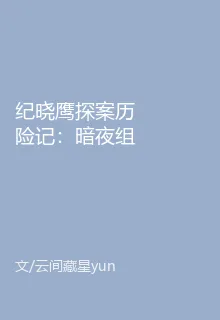 紀曉鷹探案歷險記：暗夜組織篇 封面