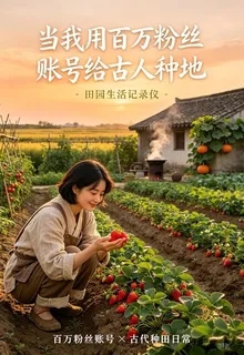 當我用百萬粉絲賬號給古人種地 封面