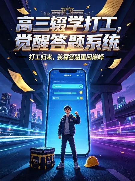 高三輟學打工，覺醒答題系統 封面