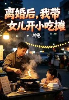 離婚後，我帶女兒開小喫攤 封面