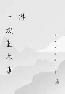 一次重大事件 封面