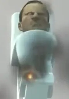 我，馬桶人， 封面