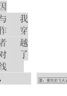 因與作者對線，我穿越了 封面