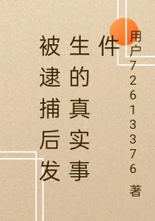 被逮捕後發生的真實事件 封面