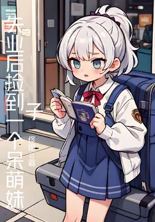 失業後撿到一個呆萌妹子？ 封面
