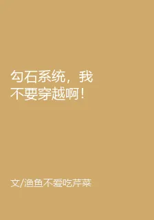勾石系統，我不要穿越啊！！ 封面