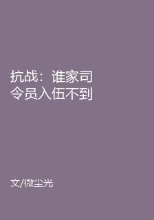抗戰：誰家司令員入伍不到一年？ 封面