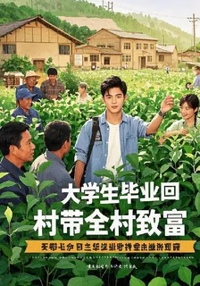 大學畢業回村帶全村致富 封面