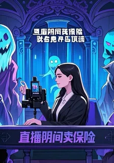直播陰間賣保險：我在鬼界當頂流 封面