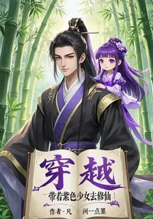 穿越，帶着紫色少女去修仙 封面
