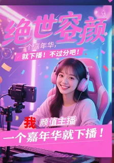 絕世容顏，一個嘉年華，就下播！ 封面