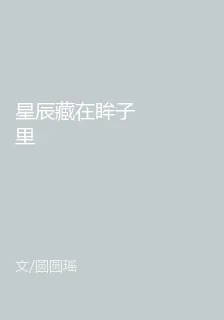 星辰藏在眸子裏 封面