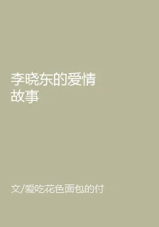 李曉東的愛情故事 封面