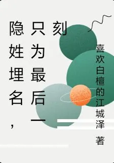 隱姓埋名，只爲最後一刻 封面
