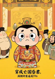 穿成亡國昏君，滿朝奸臣逼我99 封面