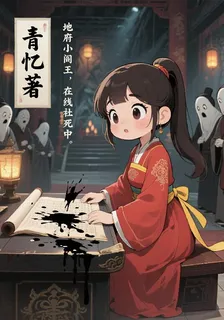 地府小閻王，在線社死中 封面