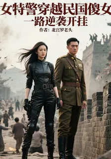 女特警穿越民國傻女一路開掛逆襲 封面