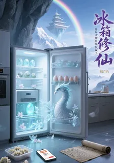 冰箱修仙：開局被沙雕系統坑麻了 封面