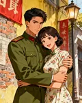 末世穿六零，嫁的軍官是死對頭 封面