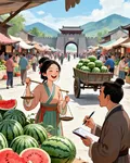 現代後媽穿越古代賣瓜發家致富 封面