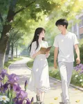 白裙與少年，南汐以墨 封面