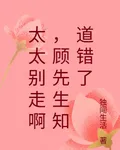 太太別走啊，顧先生知道錯了 封面