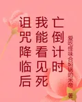 詛咒降臨後我能看見死亡倒計時！ 封面