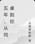 五年，從同桌到你 封面