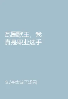 瓦圈歌王，我真是職業選手 封面
